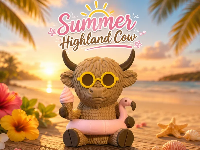 Yaz Highland İneği – Flamingo Simidi