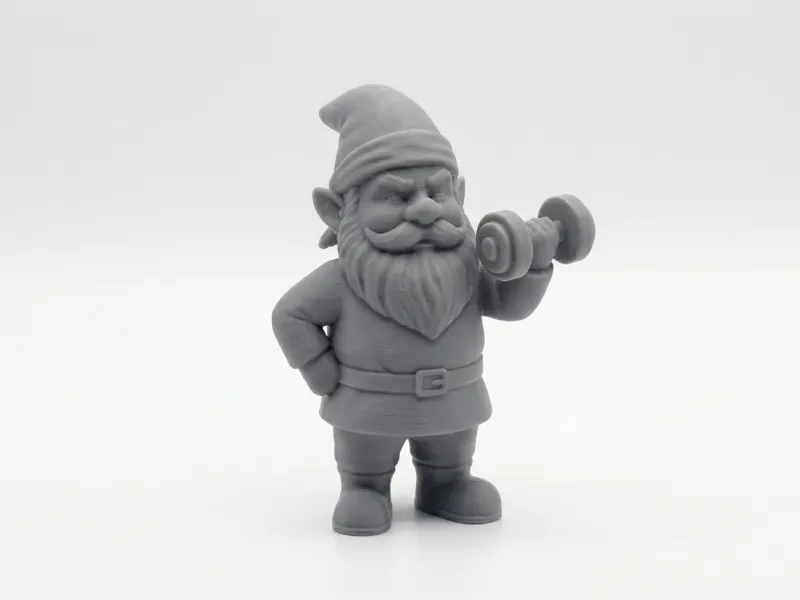Workout garden gnome