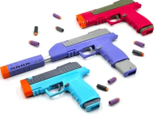 Zinc.23 - Pistola de dardos de espuma Nerf