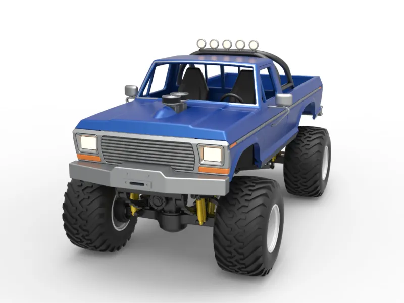 Monster Truck Vintage Échelle 1:25