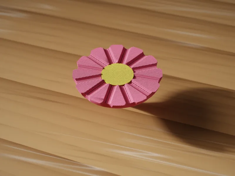 Flower Spinning Top