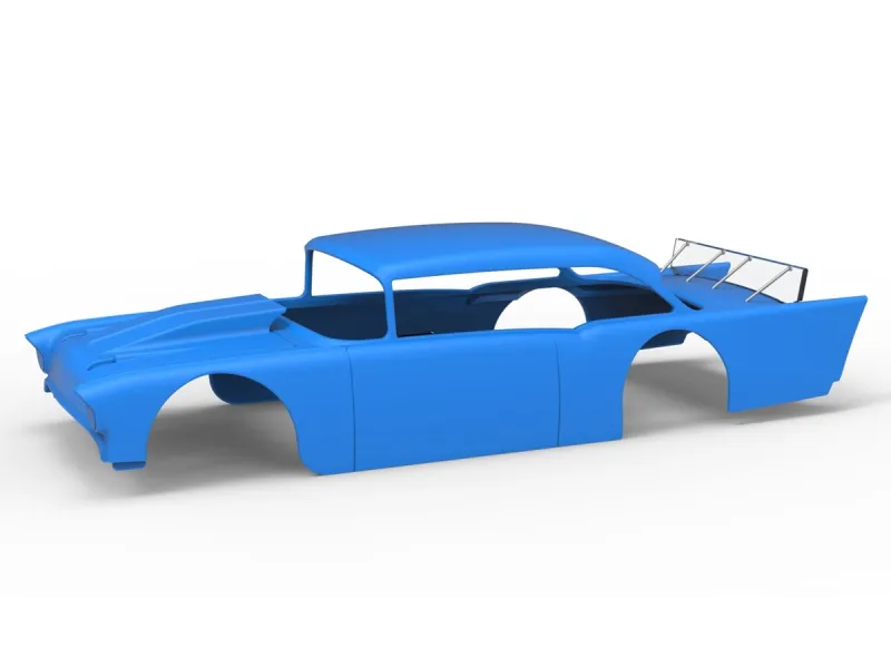 Shell of Vintage Asphalt Modified stock car V9 Scale 1:25