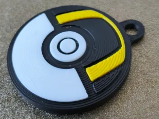 Ultra Ball Pokemon Keyring - Multipart, no CFS needed