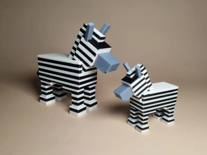 Minecraft Zebra & Foal (CFS Required! 🦓)