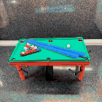 Functional Mini Billiards Table - Full Playable Set