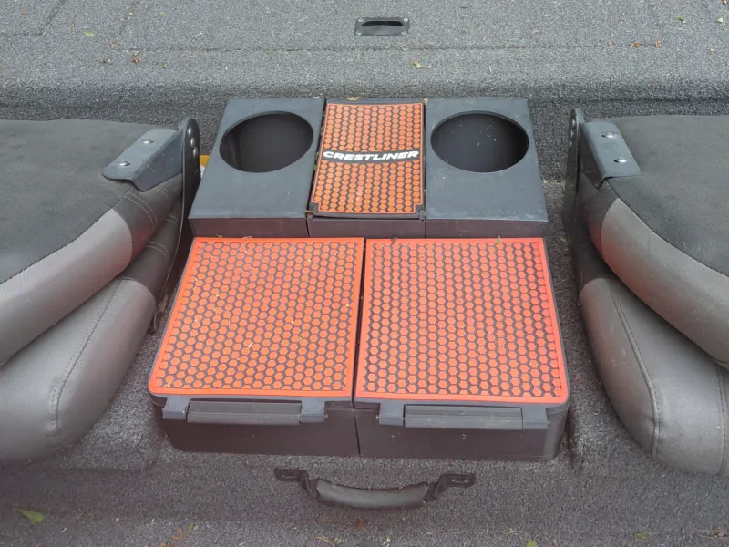 🎣 Modular Boat Center Step + Storage System