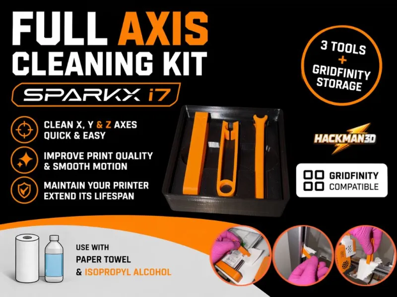 KOMPLETTES ACHSEN-REINIGUNGSSET - Sparkx i7