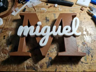 Wall Art Name Nombre_Miguel