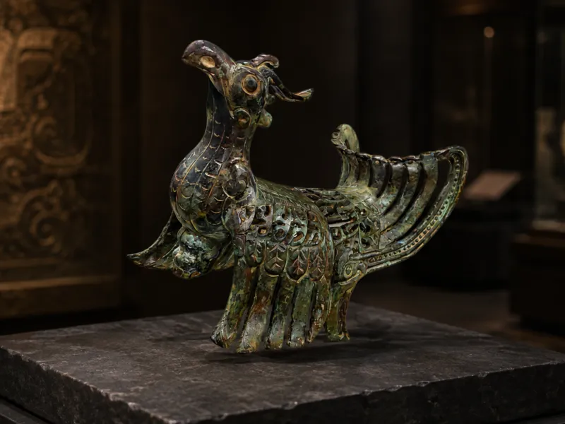 古代青銅鳳凰 - Creality Pikaによる3Dスキャン