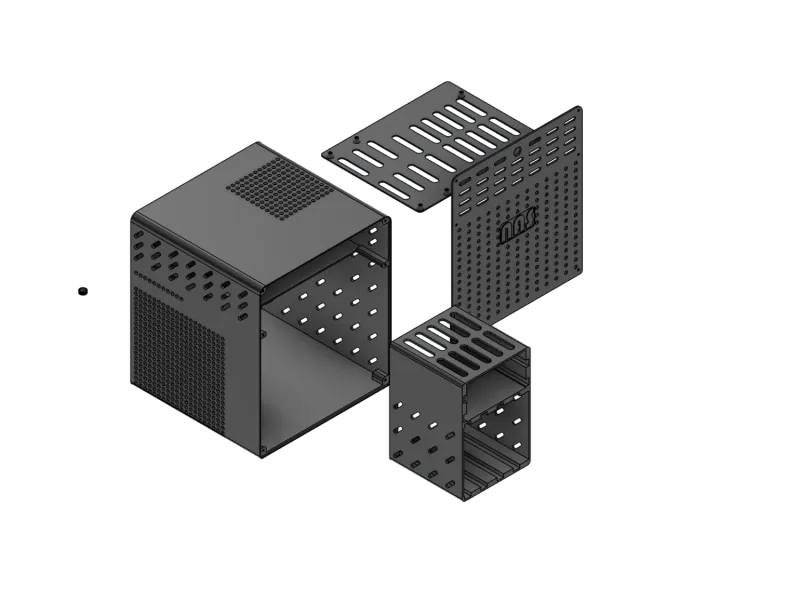 NAS Enclosure (7-Bay, ATX Power Supply, 1x 2.5", 6x 3.5")