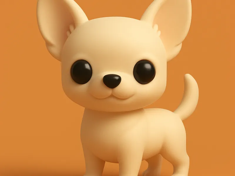 Cute Apple Head Chihuahua