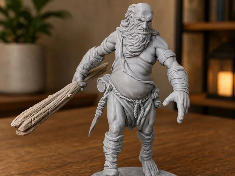 Massive Mountain Brute – Giant Fantasy Creature STL