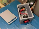 Compact DC Jack & Rocker Switch Box-0
