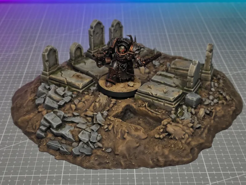 Cementerio - Terreno de Wargame Grimdark