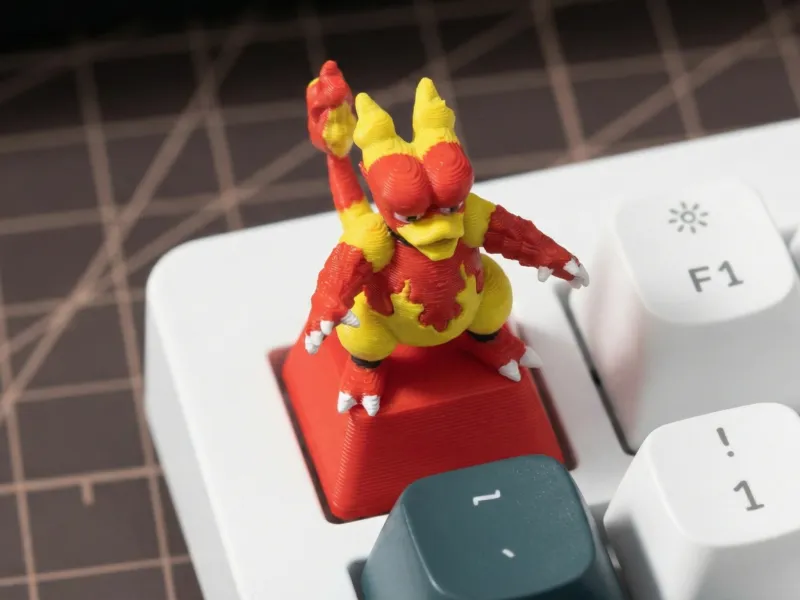 Magmar – Tecla para teclado mecánico de Pokémon