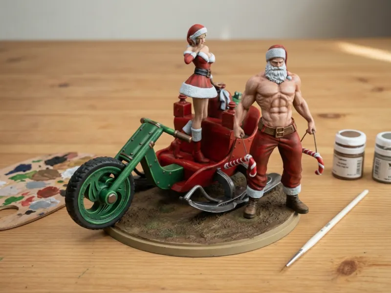 Arquivos STL do Papai Noel de Feliz Natal