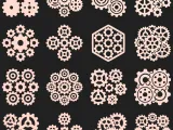 Industrial Gears Bundle | 16 Mechanical Cogwheel STL-0