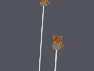 Horse Head - Farm Animals - Cocktailstick v2