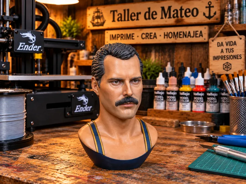 busto Freedy Mercury