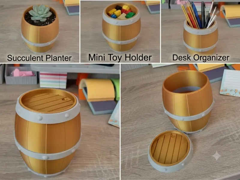 BarellMini-Minivat Organizer & Opbergpot