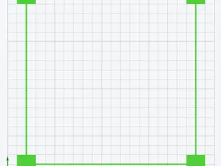 Bed leveling (grid size: 200mm x 200mm)