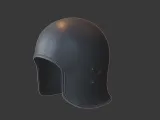 Iron Skull Cap Helmet 3D Printable Model-0