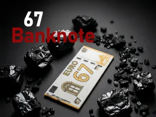 67 Six Seven banknote cash