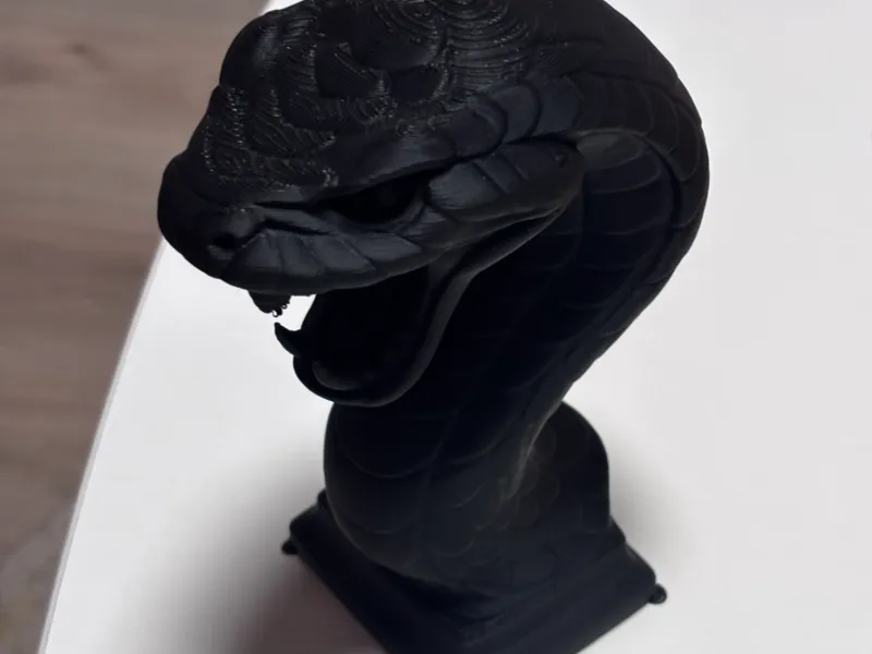 King cobra sculpture