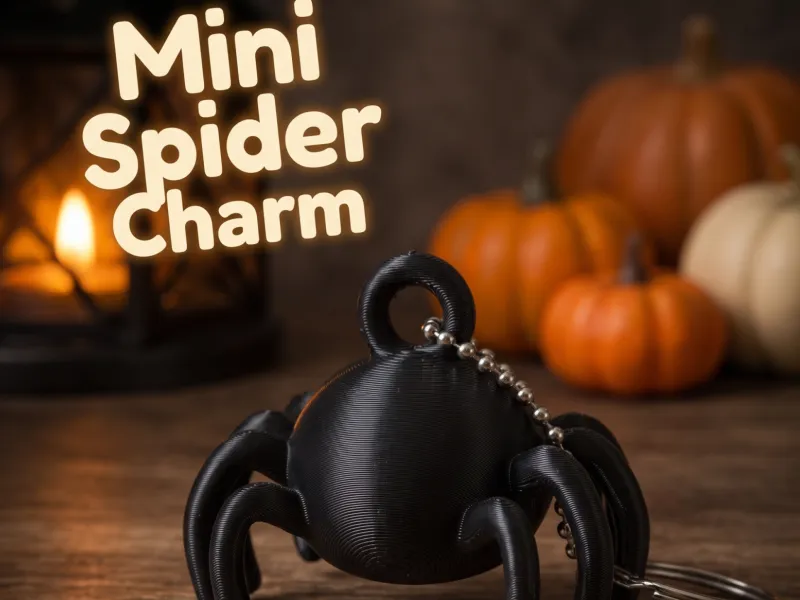 Mini Spider Charm