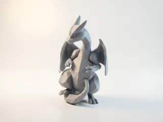 Geo Charizard Dragon Pokemon Figurine 3D Printable