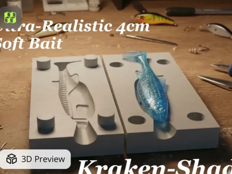 Fish lure mold