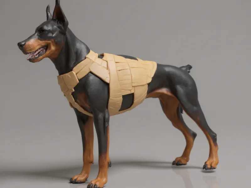 Tactical doberman pinscher