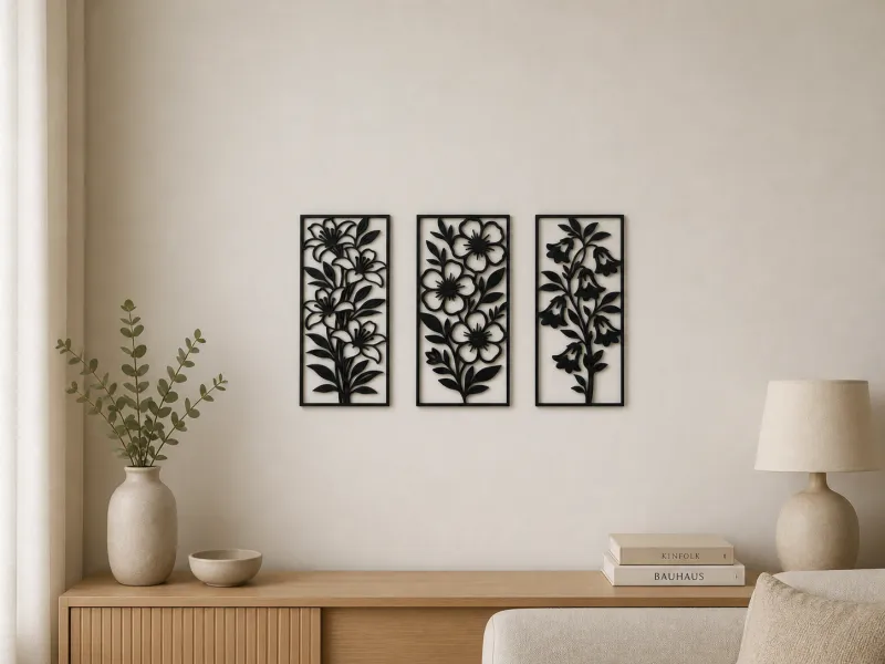 Modern Floral Wall Decor