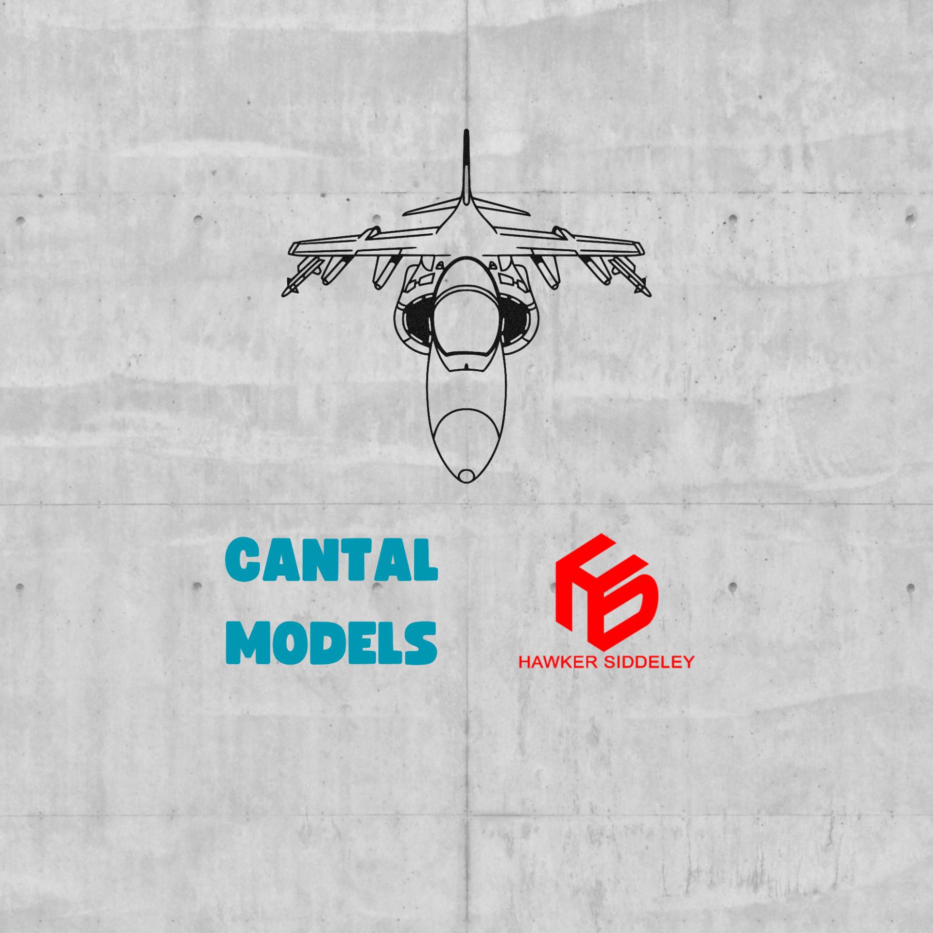 HARRIER JUMP JET #1 | 2D WALL ART