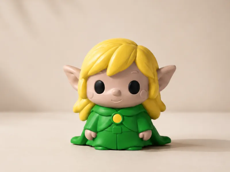 Cute Forest Elf Figure