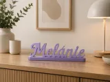 Custom Name Melánie Sign–Elegant Script Name Plate-0