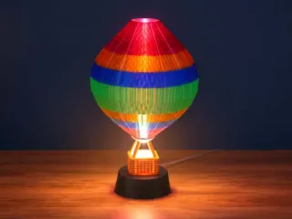 Desktop Hot Air Balloon Lamp