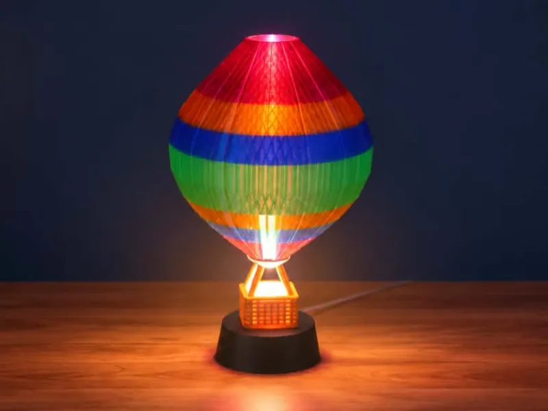 Luminária de Mesa de Balão de Ar Quente