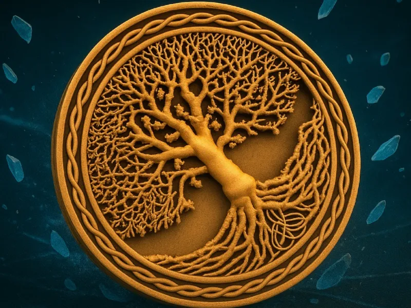 [V8] Tree of Life symbol. Celtic style