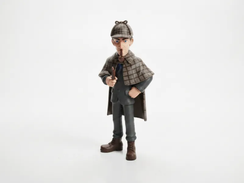 Sherlock Holmes Detective Figurine 3D Printable