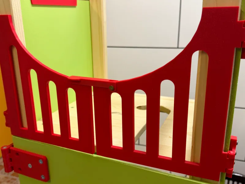 Portes pour chevaux à bascule