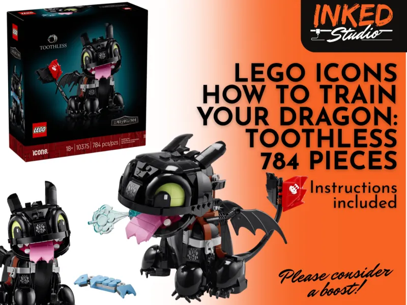 LEGO® Icons  Как приручить дракона: Беззубик