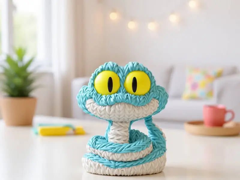 Baby Gary De Snake From Zootopia - Knitted - Crochet