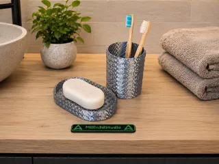 Garage Themed Soap dish and Toothpaste holder