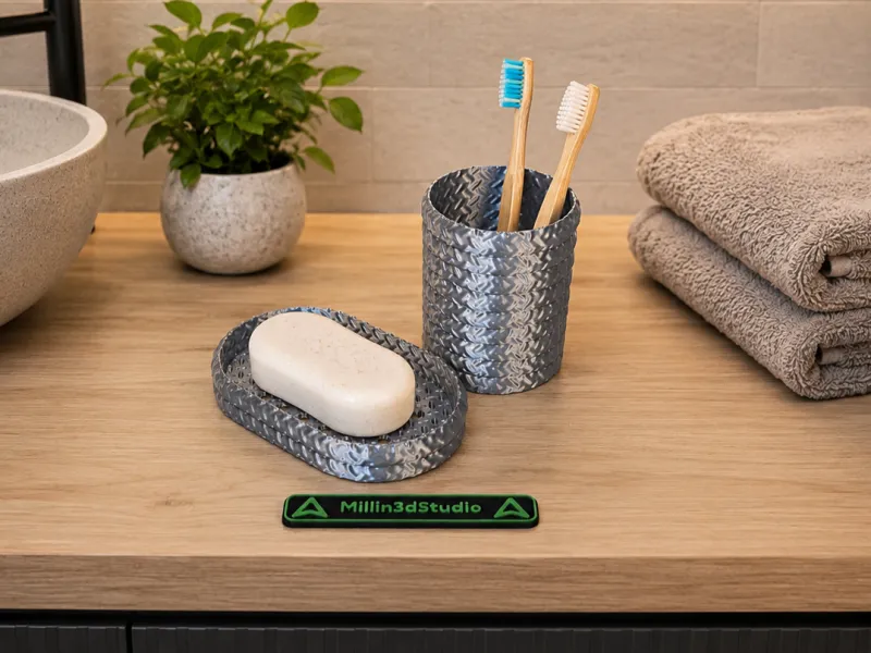Garage Themed Soap dish and Toothpaste holder