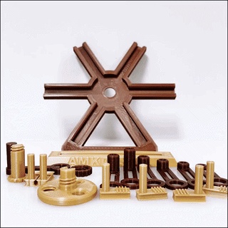 Hexagonal Engine Mechanical Toy