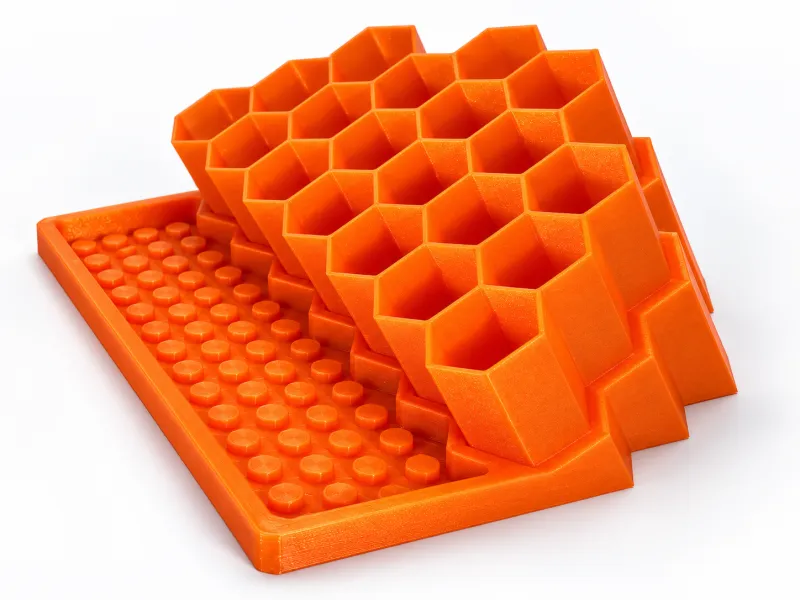 Waben-Multi-Organizer | Make-up, Werkzeuge & Schreibtischaufbewahrung