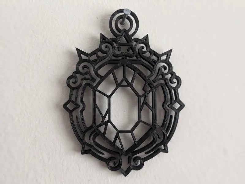 Goron Ruby Wall Art - Legend of Zelda Home Decor