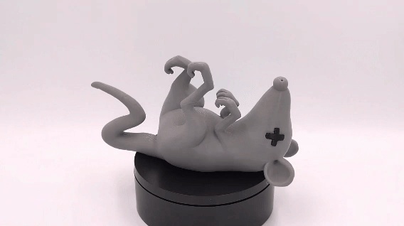 Dead Rat - Multicolor Sculpture