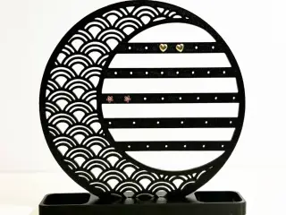 Moon and Rainbow Earring Display